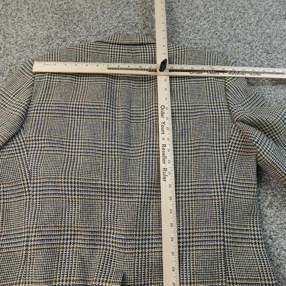 VTG Brooks Brothers Blazer Mens 42L Brown Tweed Plaid Sport Coat Suit Jacket USA